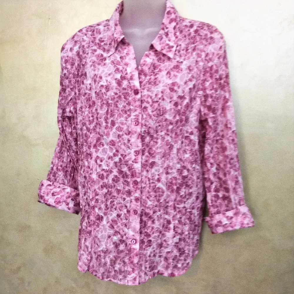 3/4 Sleeve Blouse by JM Collection EUC 10P